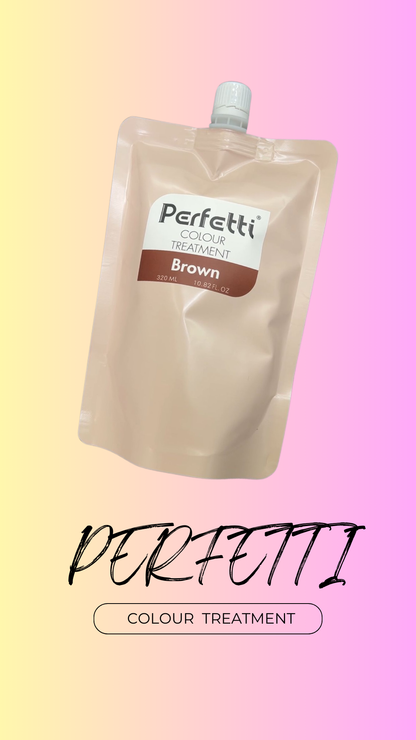Perfetti Colour Treatment 320ml 補色髮膜(漂染後用)(需帶手套使用)買1套8色送無色髮膜1包(供調色用)