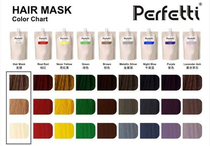 Perfetti Colour Treatment 320ml 補色髮膜(漂染後用)(需帶手套使用)買1套8色送無色髮膜1包(供調色用)
