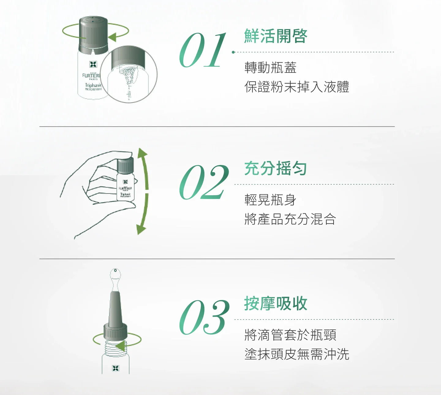 René Furterer-Triphasic Progressive Serum Anti-hair Loss Treatment 三相育髮精華套裝(持續性脫髮防脫髮精華) 5.5ml x 8  (動搜買任何三件八折)
